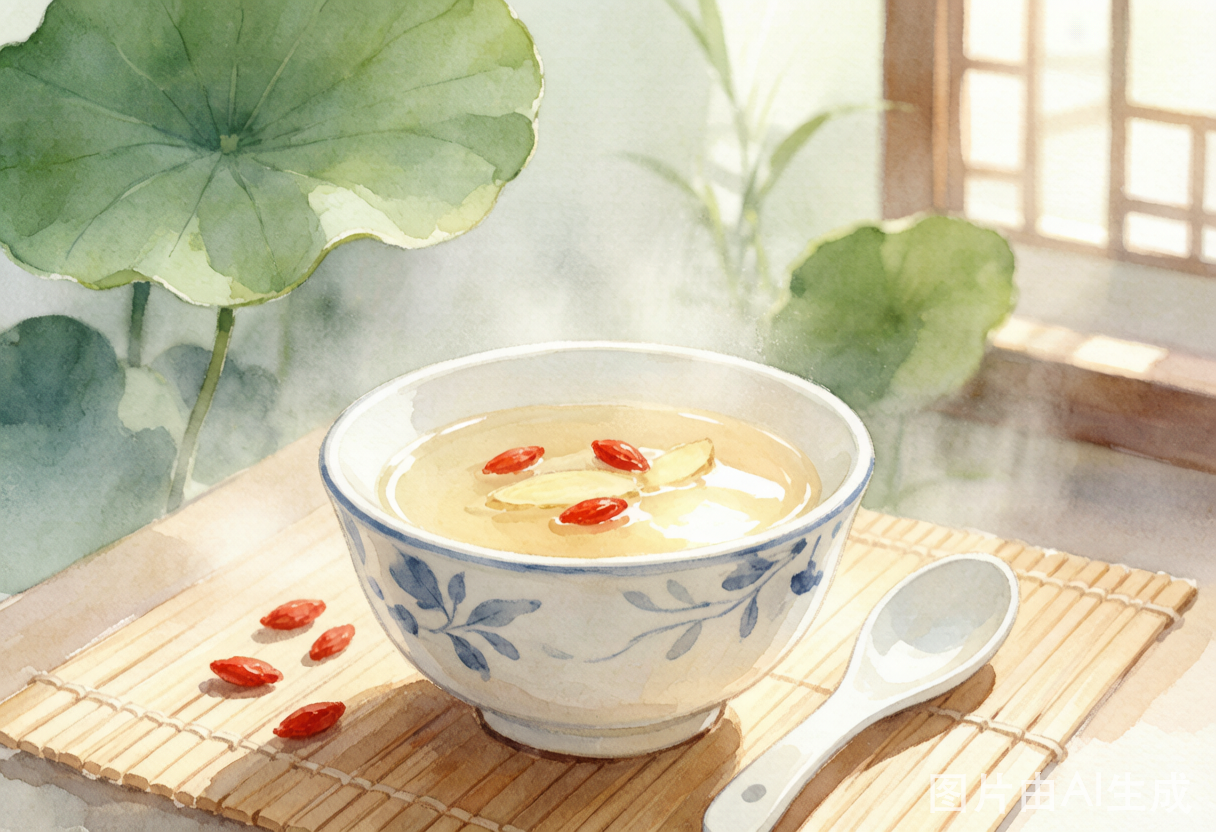 大暑节气汤品养生：清汤小碗，温热不烫